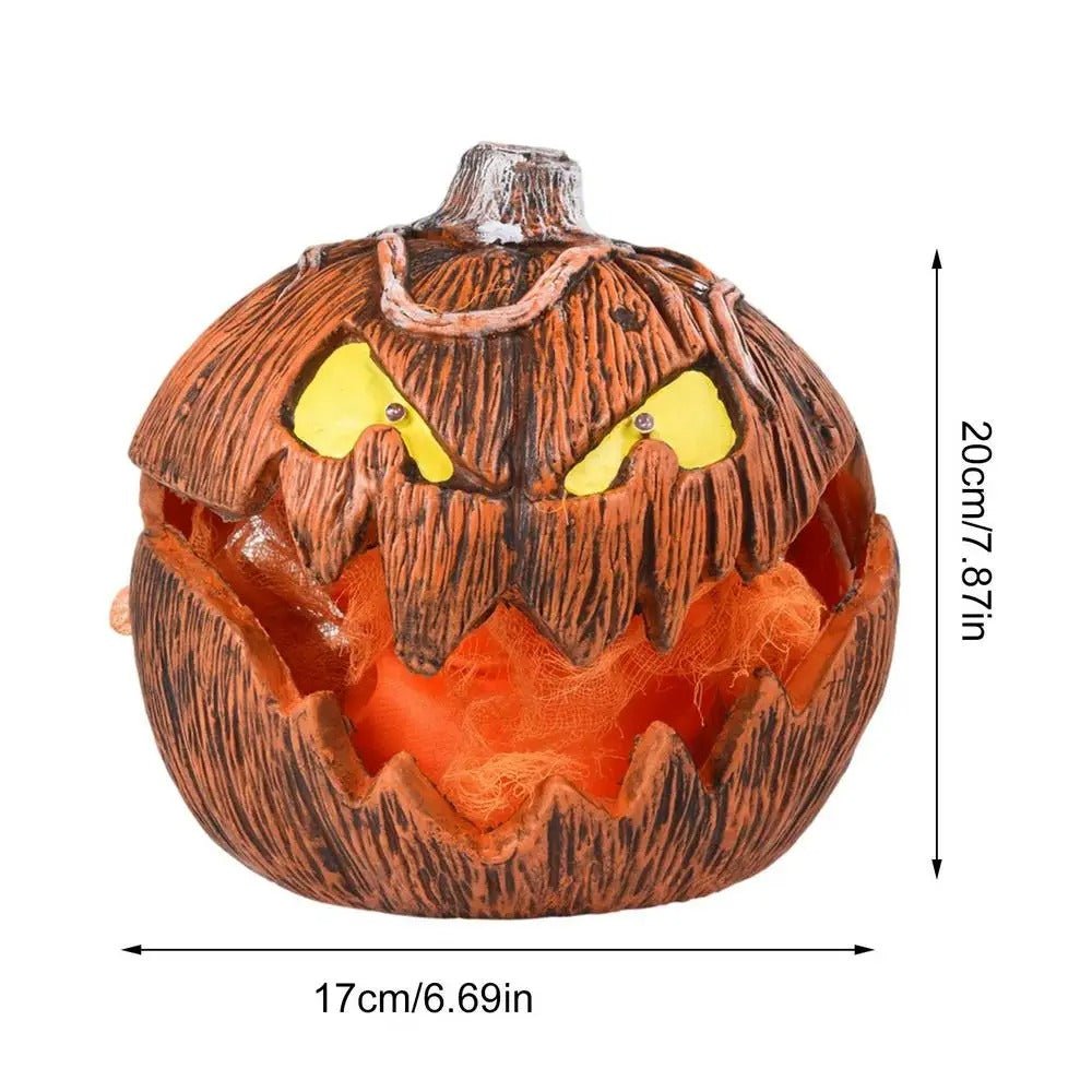 LED Pumpkin Lantern - Jack - O - Lantern Decor Mouth Open Talking Halloween Pumpkin Lights For Indoor - Gear Elevation