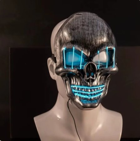 LED Skull Mask - Halloween Cosplay LED Mask - Gear Elevation