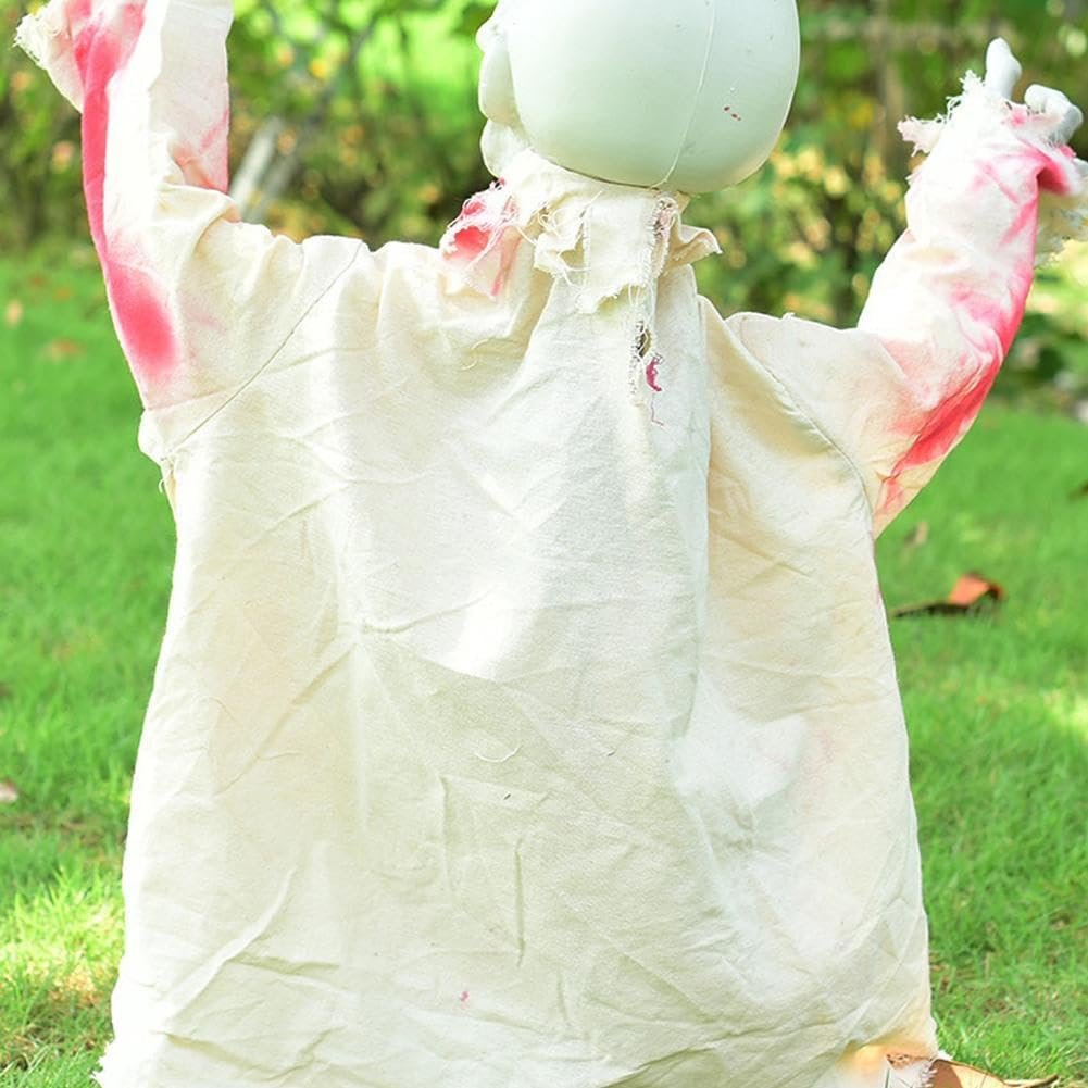 Swing Ghost Voice Control Decorative Props - Horror Halloween Props for Outdoor Garden - Gear Elevation