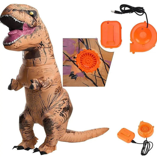 Unique Adult Inflatable Dinosaur Costume - Ultimate T-REX Costume for Party Outfit
