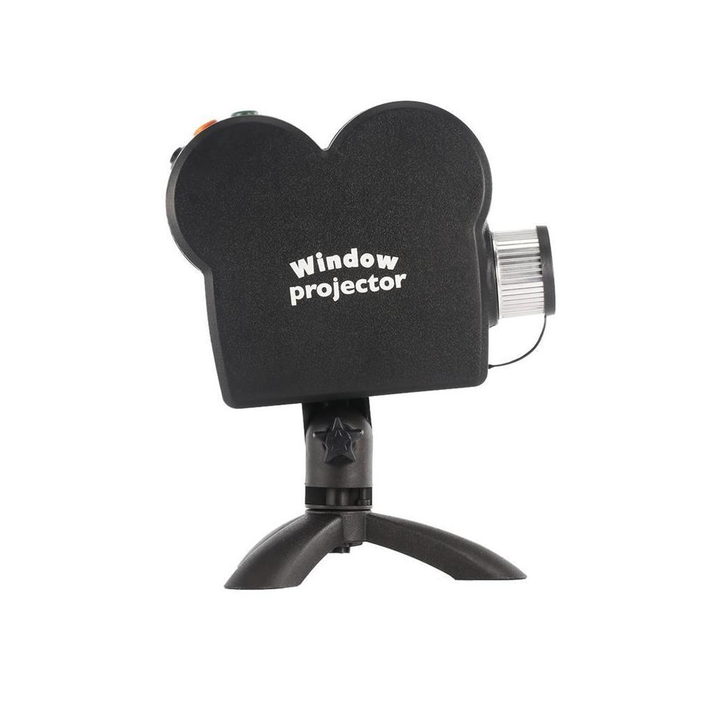 Window Projector with Animated Holiday Season Display - Gear Elevation